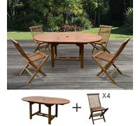 Mes Table et chaises de jardin - Teck