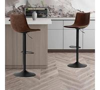 Mes tabourets de bar - marron foncé
