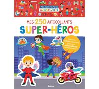 Mes tout premiers autocollants - 250 autocollants - Super-héros + 1 cahier de decors - Yi-Hsuan Wu - Auzou Philippe Eds - broché - Document jeunesse