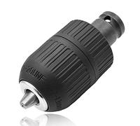 Mesee Adaptateur de mandrin 2-13 mm Mandrin auto-serrant 1/2"-20UNF, tournevis mandrin à couronne dentée, visseuse à percussion avec mandrin de serrage 1/2".