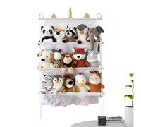 Mesh Toy Organizer - plushe Storage Net Bag, Wall Mounted Hanger