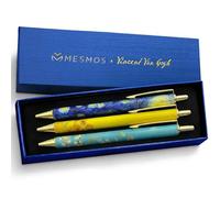 MESMOS Lot de 3 stylos Van Gogh Stylos cosmétiques de luxe pour journaux et bureau