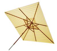 Messina Parasol Skagerak by Fritz Hansen L 300 x P 300 cm / Citron/Sable/Bande - SKAGERAK 1910121