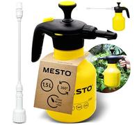 MESTO BUGSI 360° Pulvérisateur à Pression 1,5 L avec Tube de rallonge MESTO | Pulvérisateur à Main pour Jardin et Plantes | Pulverisateur de Jardin 360° avec buse réglable, Valve 2 en 1 et Joints NBR
