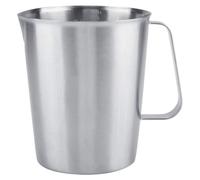 Mesure graduée en acier inoxydable de 2000 ml, avec poignée et graduations