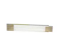 Stanley Mesure pliante 0-35-458 en bois blanc-jaune 2 m x 17 mm