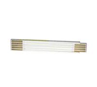Mesure pliante bois blanc-jaune STANLEY 2 m x 17 mm