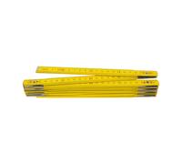 Mesure pliante bois jaune 2m WILMART
