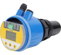 Mesureur de niveau à ultrasons, LCD, capteur numérique d'eau liquide, DC24V, affichage LED, 4-20 mA, sortie analogique, 666RP, bleu, 0-10 m