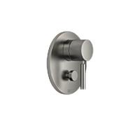 Dornbracht mitigeur monocommandé encastré avec inverseur, plaques de recouvrement 150mm, 36120660-99, Couleur: foncé Platine mat