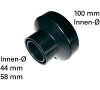 Metabo 0910031260 Stutzen Adaptateur daspiration Adapté pour raccord daspiration: 100 mm, 44 mm, 58 mm