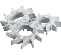 Metabo 10 Fraises étoiles à denture plate RFEV 19-125 RT 10 pces