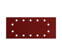 Metabo 10 feuilles abrasives, 115 x 280 mm, P 60, bois+métal, série « professional », 14 trous, pour fixation par pince, pour ponceuse vibrante metabo Quantité:10
