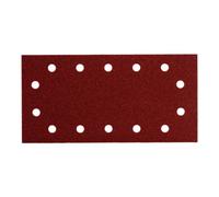 Metabo 10 feuilles abrasives auto-agrippantes 115 x 230 mm, P 320, série « professional », pour bois et métal, pour ponceuse vibrante metabo Quantité:10