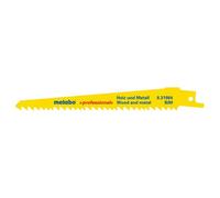 Metabo 100 lames de scie sabre, bois+métal, série professional, 150x 1,25 mm, BiM, 3,2 mm/ 5,1 DPP - 628259000
