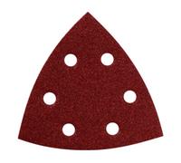 Metabo 25 feuilles abrasives auto-agrippantes (10xP 60, 10xP 80, 5xP 120), série « professional », pour bois et métal, pour ponceuse à patin triangulaire metabo Quantité:25