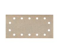 Metabo 25 feuilles abrasives auto-agrippantes 115 x 230 mm, P 320, série « professional », pour peinture, vernis, mastic, pour ponceuse vibrante metabo Quantité:25