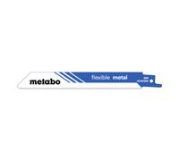 Metabo 25 lames de scies sabres, métal, série "flexible", 150 x 0,9 mm, BiM, 1,8 mm/ 14 DPP metabo Quantité:25