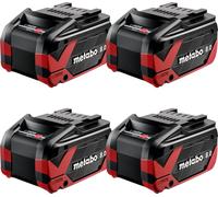 Metabo 4x Pack d'accumulateurs LiHDX 18 V 8,0 Ah CAS Li-Ion ( 4x 624975000 )