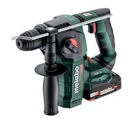 METABO 600324500 - Martillo ligero SDS Plus motor sin escobillas a batería 18V 2x 2,0Ah Li-Ion BH 18 LTX BL 16 maletín metaBox 145
