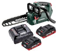 Metabo 601595850 Tronçonneuse sans fil MS 18 LTX BL 25 - sans batterie - sans chargeur