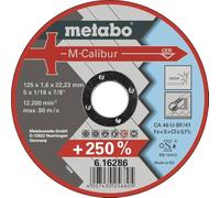 METABO 616286000 - Disco de tronzar para amoladora angular CA 46-U M-Calibur plano Ø 125 x 1,6 x 22,22 mm (Envase de 25 Ud)