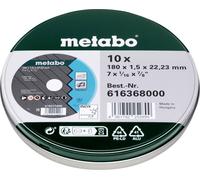 Metabo 616368000 Disque à tronçonner 180 mm 1 pc(s) acier inoxydable (antirouille)