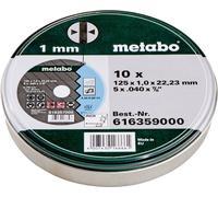 Metabo 616399000 Disque à tronçonner 125 mm 1 pc(s) acier inoxydable (antirouille)