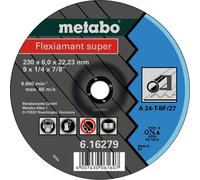 Metabo Flexiamant Super 125 x 6,0 x 22,23 acier, meule d'ébarbage, modele coudé 616486000
