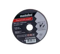 METABO 616752000 - Disco de tronzar para amoladora angular Flexiamant Super A30-O Aluminio plano Ø 125 x 2,5 x 22,22 mm (1Ud)