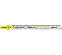 Metabo 5 lames de scies sauteuses, bois, série "professional", 91/ 3,0 mm, BiM 623696000