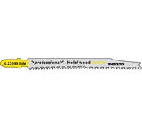 Metabo 5 lames de scies sauteuses, bois, série "professional", 90/ 2,5 mm, BiM 623999000