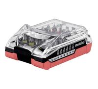 Metabo Jeu d'embouts pour outils sans fil 626696000, 32 pièces – Phillips, Pozidriv, fente, TORX int.