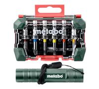 Metabo Coffret d'embouts de vissage SP 626721000 – 29 pièces + mini lampe de poche