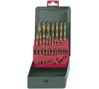Metabo 627156000 HSS Jeu de forets pour le métal 19 pièces 1 mm, 1.5 mm, 2 mm, 2.5 mm, 3 mm, 3.5 mm, 4 mm, 4.5 mm, 5 mm, 5.5 mm