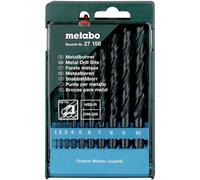 Metabo 627158000 Jeu de forets pour le métal 10 pièces 1 mm, 2 mm, 3 mm, 4 mm, 5 mm, 6 mm, 7 mm, 8 mm, 9 mm, 10 mm 10 pc(s)