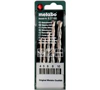 Metabo 627180000 Jeu de forets pour béton 5 pièces 4 mm, 5 mm, 6 mm, 8 mm, 10 mm tige cylindrique 5 pc(s)
