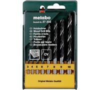 Metabo Coffret de mèches à bois 627202000 – 8 pièces (3–10 mm)
