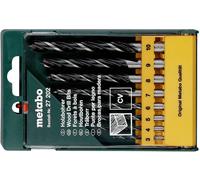 Metabo 627202000 Jeu de forets pour le bois 8 pièces 3 mm, 4 mm, 5 mm, 6 mm, 7 mm, 8 mm, 9 mm, 10 mm 1 pc(s)
