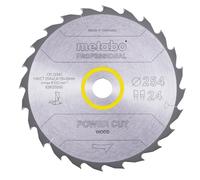 METABO 628025000 - Hoja de sierra PowerCutProf 254x30, 24 WZ 30°
