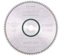 METABO 628091000 - Hoja de sierra metal duro HW/CT Multi Cut 305 x 30 mm dientes 96 FZ/TZ, 5º neg.