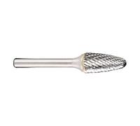 METABO 628356000 - Fresa cónica recalcada dentado en cruz 12,7 x 70 mm longitud trabajo 25 mm vástago de 6 mm
