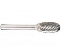Metabo 628373000 Fraise sur tige Carbure de tungstène ellipse Diamètre de tige 6 mm 1 pièce