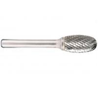 Metabo 628374000 Fraise sur tige Carbure de tungstène ellipse Diamètre de tige 6 mm 1 pièce