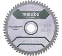 METABO 628666000 - Hoja de sierra Multi Cut Classic 254x30 mm dientes 60 FZ/TZ 5°neg/B