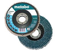 Metabo 629419000 Flapper Plus Lot de 10 disques abrasifs à lamelles Grain 40 11,4 x 2,2 cm