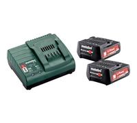 metabo 685300000 - Combo bateria + cargador Basic-Set 2x 2,0 Ah Couleur