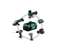 METABO 691013000 - Combo Set Construction 4.2: BS 18 LT + STA 18 LTX 140 + W 18 LTX 125 Quick + ULA + 3 x 4.0 Ah + ASC 30-36V + Bolsa profesional