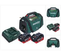 Metabo AK 18 Multi compresseur sans fil 18 V 11 bar + 2x batterie 5,5 Ah + kit de chargement