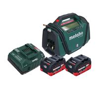 Metabo AK 18 Multi compresseur sans fil 18 V 11 bar + 2x batterie 5,5 Ah + kit de chargement